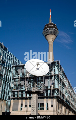 Le bâtiment de la WDR Landesstudio, Duesseldorf, Allemagne Banque D'Images