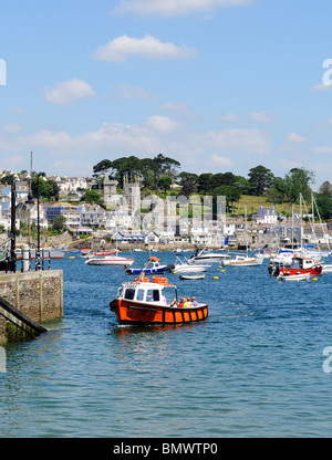 Le fowey à polruan ferry pour dock à polruan, Cornwall, uk Banque D'Images