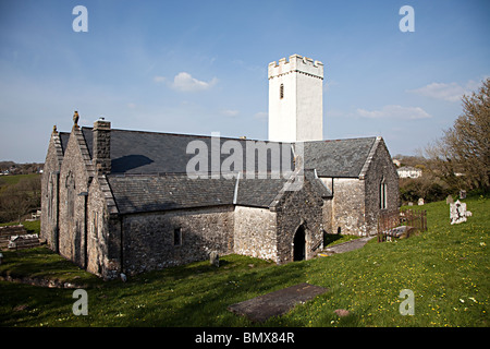 St James Church St Florence, Pembrokeshire Wales UK Banque D'Images