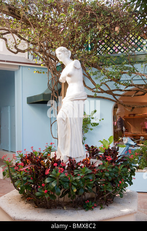 La reproduction de la Vénus de Milo (Aphrodite), la sculpture grecque antique, à Palm Beach, en Floride. Banque D'Images