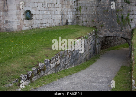 Ancien régime pierre ruines des fortifications de la citadelle Banque D'Images