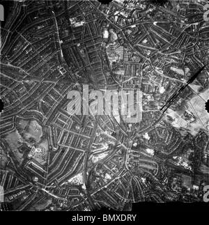 Bombardement de la Luftwaffe blitz sur Londres Banque D'Images