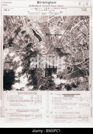 La colline rocailleuse, Birmingham - Midlands 8 juin 1939 Nechells Power Station Banque D'Images