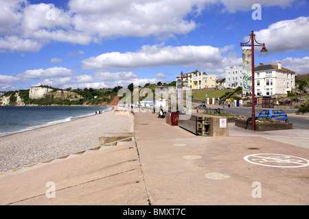 Une vue sur le front de mer à Seaton, dans le Devon en Angleterre Banque D'Images