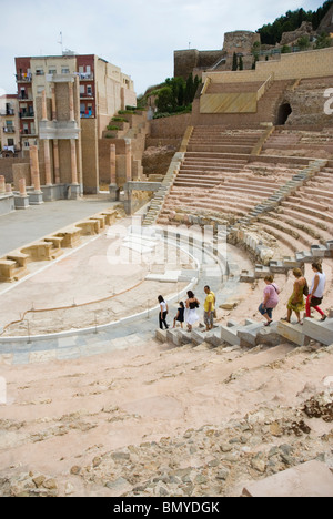 Teatro Romano. CIUDAD DE CARTAGENA région Murcia España Théâtre romain de la ville de Cartagena Murcia Région Espagne Banque D'Images