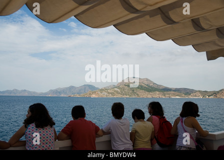 Turistico Barco CIUDAD DE CARTAGENA région Murcia España Bateau de tourisme ville de Cartagena Murcia Région Espagne Banque D'Images