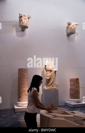 Museo del Teatro Romano. CIUDAD DE CARTAGENA région Murcia España Musée de théâtre romain de la ville de Cartagena Murcia Région Espagne Banque D'Images