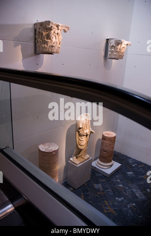 Museo del Teatro Romano. CIUDAD DE CARTAGENA région Murcia España Musée de théâtre romain de la ville de Cartagena Murcia Région Espagne Banque D'Images