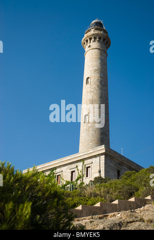 Faro de Cabo de Palos Cartagena Région Murcia España phare de Cabo de Palos Cartagena Murcia Région Espagne Banque D'Images