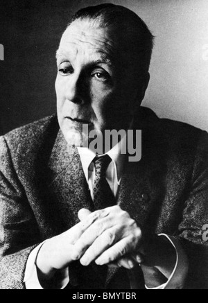 JORGE LUIS BORGES (1899-1986) écrivain et poète argentin Banque D'Images