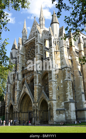 L'Abbaye de Westminster Londres Entrée Nord Banque D'Images