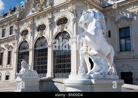 Le Palais du Belvédère, Vienne, Autriche Banque D'Images