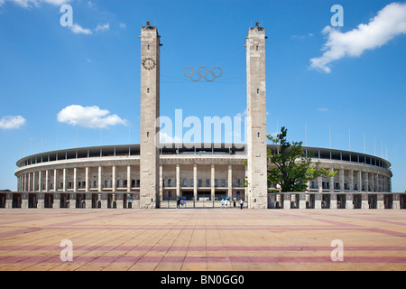 Stade olympique, Berlin, Allemagne Banque D'Images