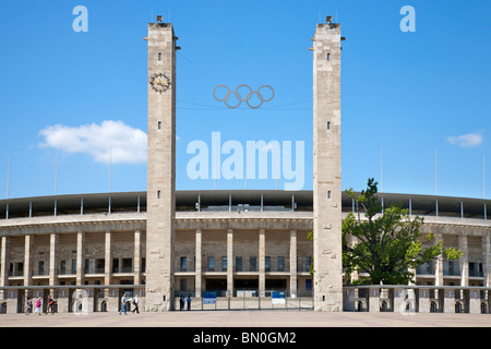 Stade olympique, Berlin, Allemagne Banque D'Images