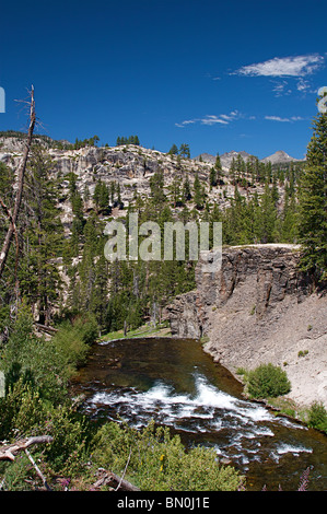 Devils Postpile National Monument, Mammoth Lakes, California, USA Banque D'Images