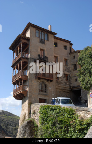 Casas Colgadas, Cuenca, Cuenca Province, Castille-La Manche, Espagne Banque D'Images