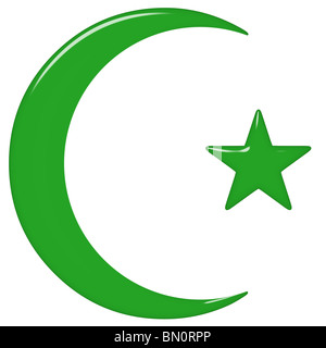Symbole islamique 3d Banque D'Images