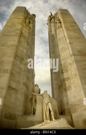 Mémorial canadien de Vimy près d'Arras, France Banque D'Images