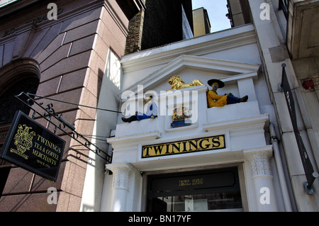 La boutique de thé Twinings, le Strand, City of westminster, Greater London, Angleterre, Royaume-Uni Banque D'Images