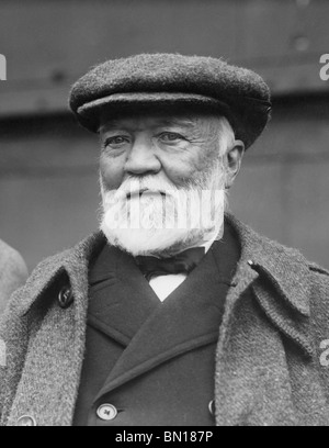Vers 1910 Photo de l'industriel Accédez, entrepreneur et philanthrope Andrew Carnegie (1835 - 1919). Banque D'Images