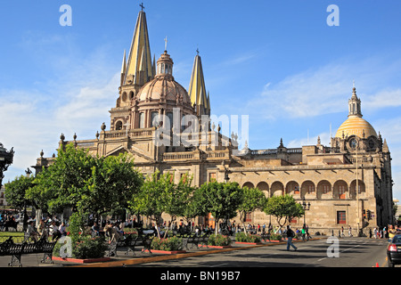 Cathédrale (1618), Guadalajara, État de Jalisco, Mexique Banque D'Images