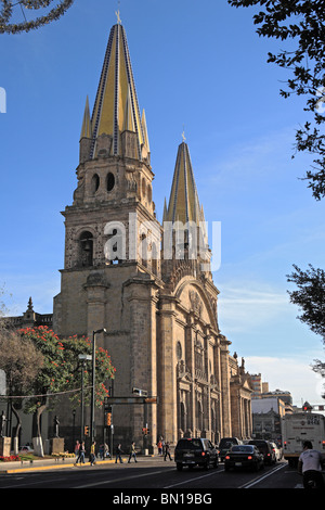 Cathédrale (1618), Guadalajara, État de Jalisco, Mexique Banque D'Images