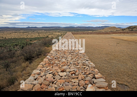 Ruines de Chicomostoc (vers 300-1200), la Quemada, Zcatecas, Mexique Banque D'Images