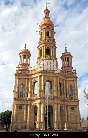 Eglise de San Antonio (1908), l'état d'Aguascalientes, Aguascalientes, Mexique Banque D'Images