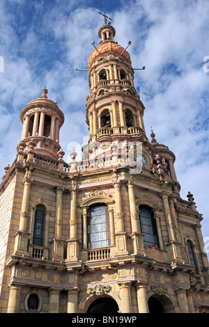 Eglise de San Antonio (1908), l'état d'Aguascalientes, Aguascalientes, Mexique Banque D'Images