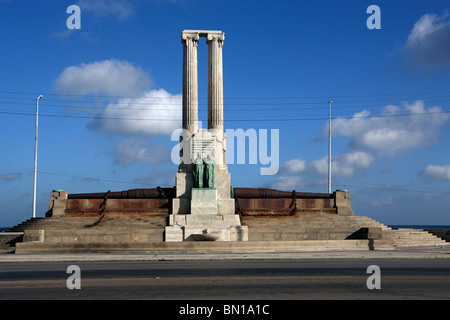 Monument aux victimes de l'USS 'Maine' (1926), La Havane, Cuba Banque D'Images