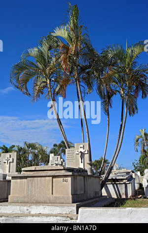 Cimetière Santa-Ifigenia, Santiago de Cuba, Cuba Banque D'Images