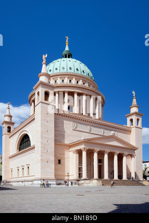 La Nikolaikirche, Potsdam, Brandebourg, Allemagne Banque D'Images