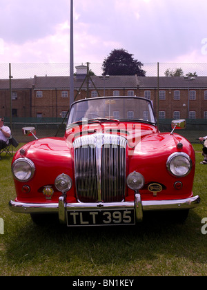 Daimler Conquest Roadster, modèle DJ-254. 1953, rouge, deux places, Open Top Banque D'Images