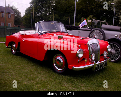 Daimler Conquest Roadster, modèle DJ-254. 1953, rouge, deux places, Open Top Banque D'Images