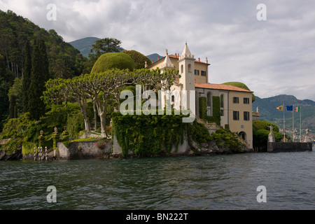 Villa del Balbianello, Lezzeno, Lac de Côme, Italie Banque D'Images