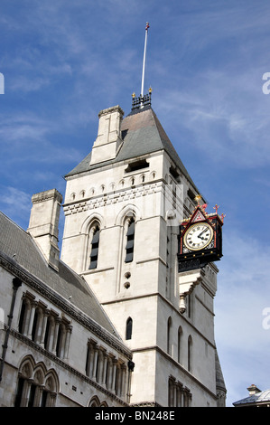 La Royal Courts of Justice, The Strand, City of Westminster, London, England, United Kingdom Banque D'Images