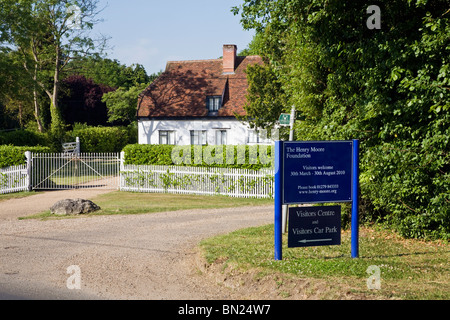 Hoglands, ancienne maison de Henry Moore et Irina. Banque D'Images