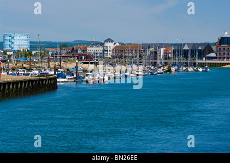 La rivière Arun à Littlehampton West Sussex England Banque D'Images