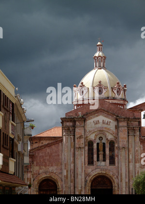 L'église San Blas à Cuenca en Equateur Banque D'Images