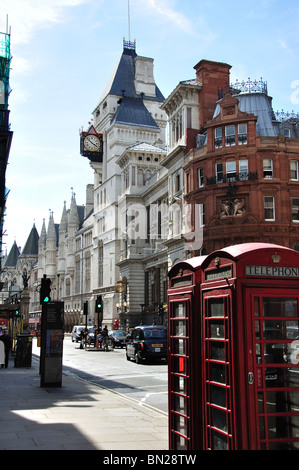 La Royal Courts of Justice, The Strand, City of Westminster, London, England, United Kingdom Banque D'Images