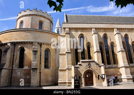 Le Temple Church, Fleet Street, City of London, Londres, Angleterre, Royaume-Uni Banque D'Images