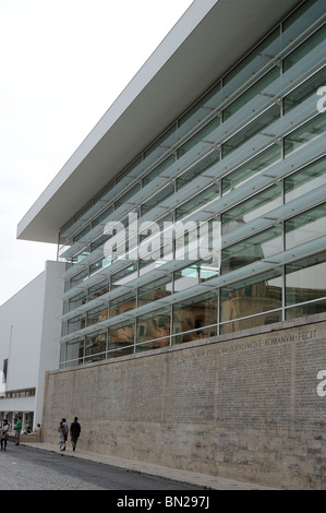 La façade du musée, Museo dell' Ara Pacis, Rome, Italie Banque D'Images