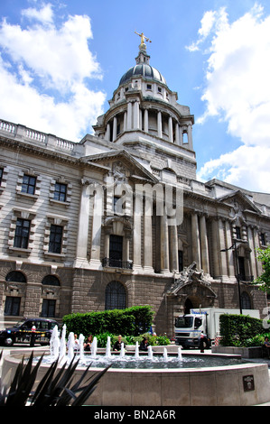 La Cour Criminelle Centrale, Old Bailey, City of London, Londres, Angleterre, Royaume-Uni Banque D'Images