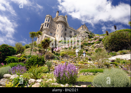 Château de St Michael's, vue de les jardins clos Banque D'Images