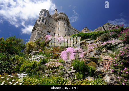 Château de St Michael's, vue de les jardins clos Banque D'Images