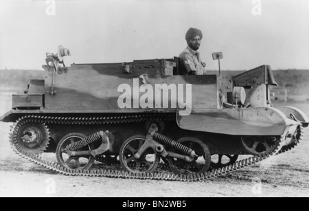 Grands PARKASH SINGH VC (1913-1991) a gagné sa Croix de Victoria en Birmanie en janvier 1943 avec la 8e Punjab Regiment la conduite d'un Bren g Banque D'Images