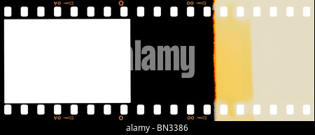 Bande de film with clipping path Banque D'Images