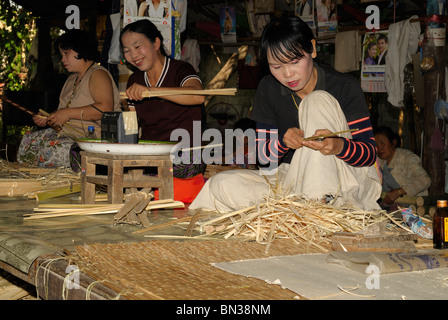 L'usine, Borsang village, Chiang Mai, Thaïlande, Asie Banque D'Images