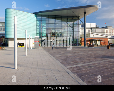 Entrée principale de l'Hôpital Royal Derby, à Uttoxeter Road, Derby, Derbyshire, East Midlands, Angleterre Banque D'Images