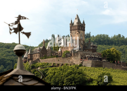 Reichsburg Cochem, Rhénanie-Palatinat, Allemagne Banque D'Images